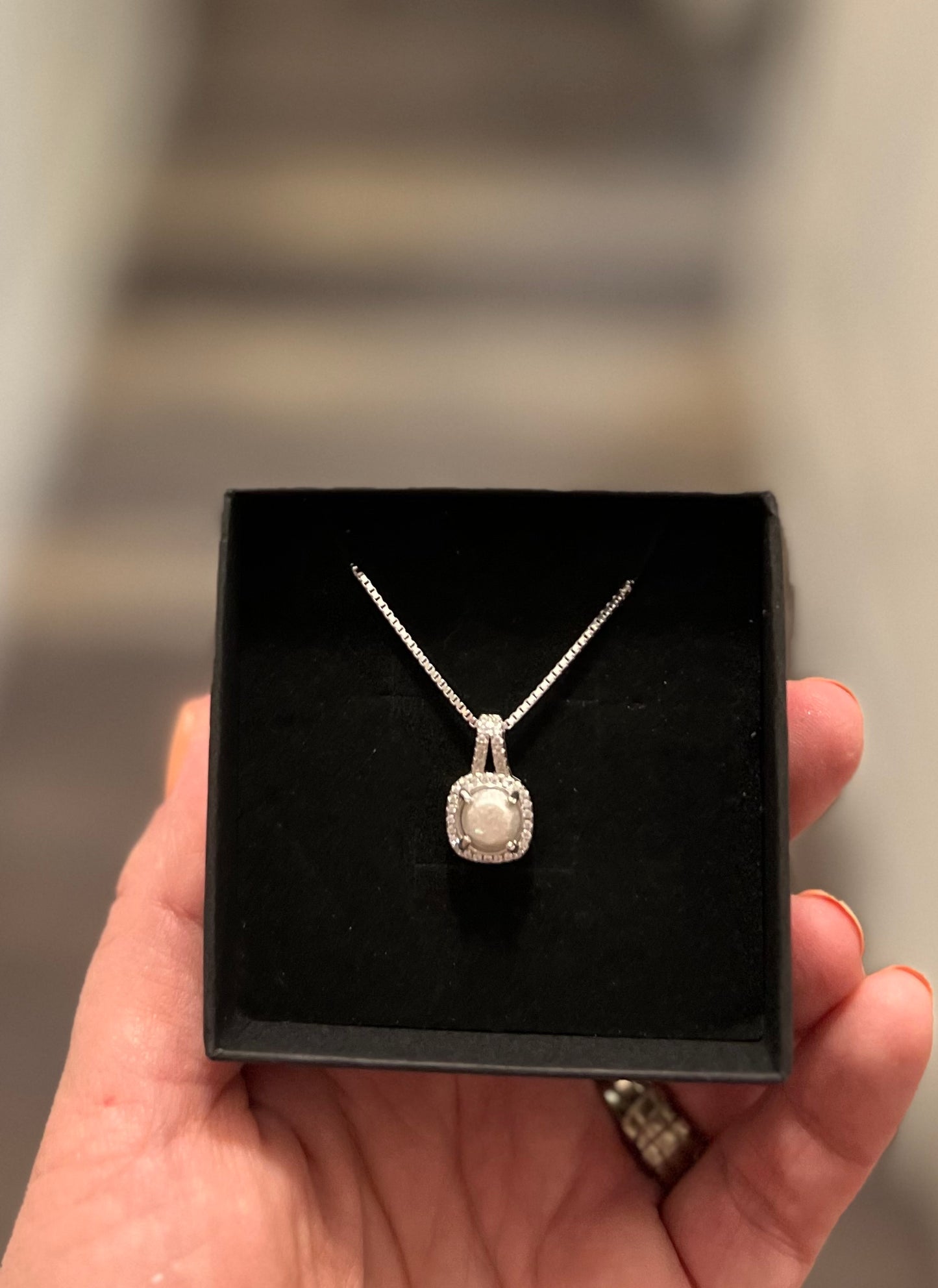 9mm Round Pendant Necklace