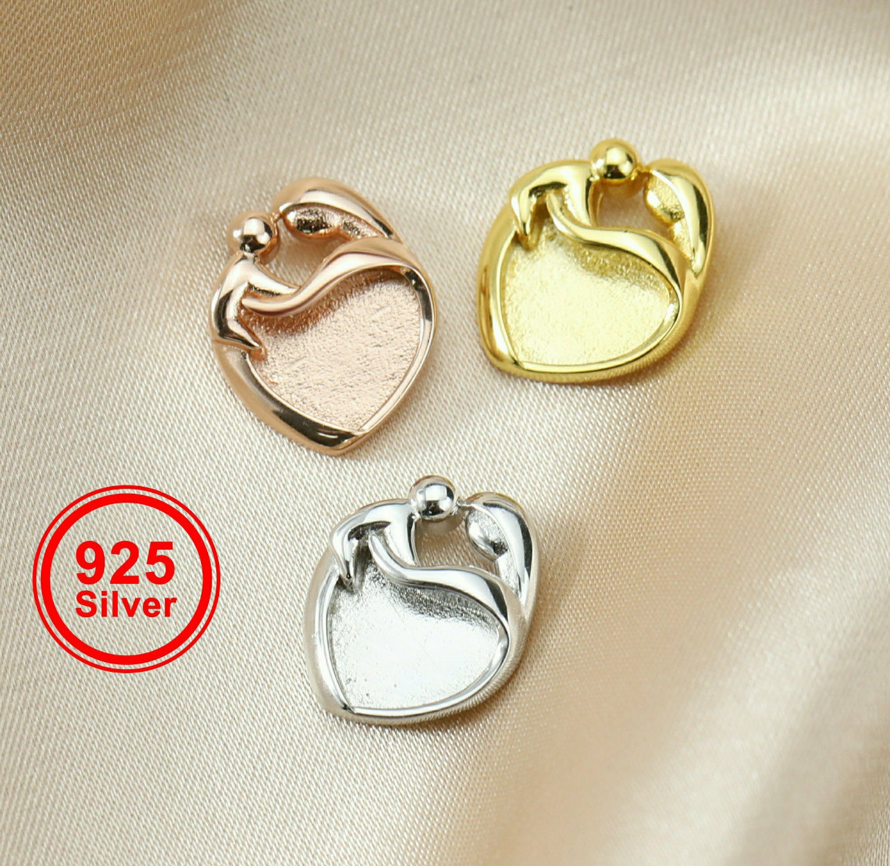 Mother/Baby Love Pendant Necklace