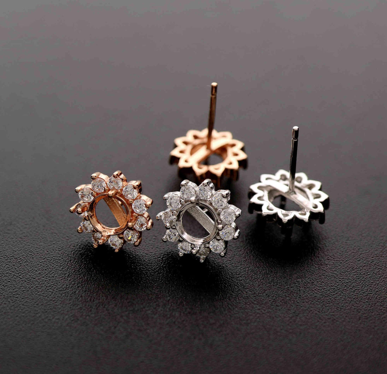 Floral Round Earring