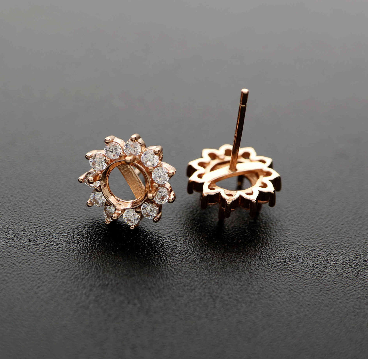 Floral Round Earring
