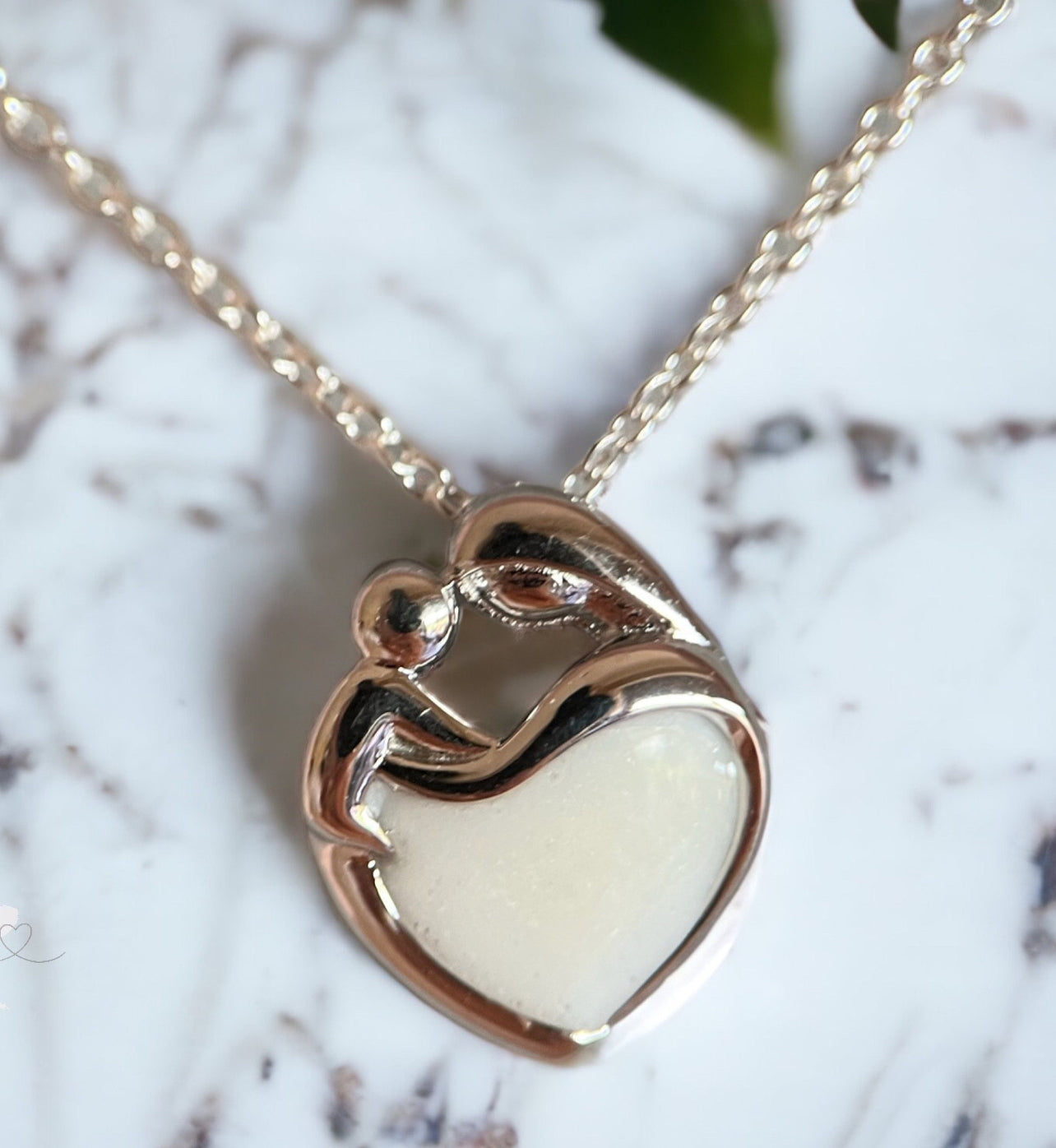 Mother/Baby Love Pendant Necklace