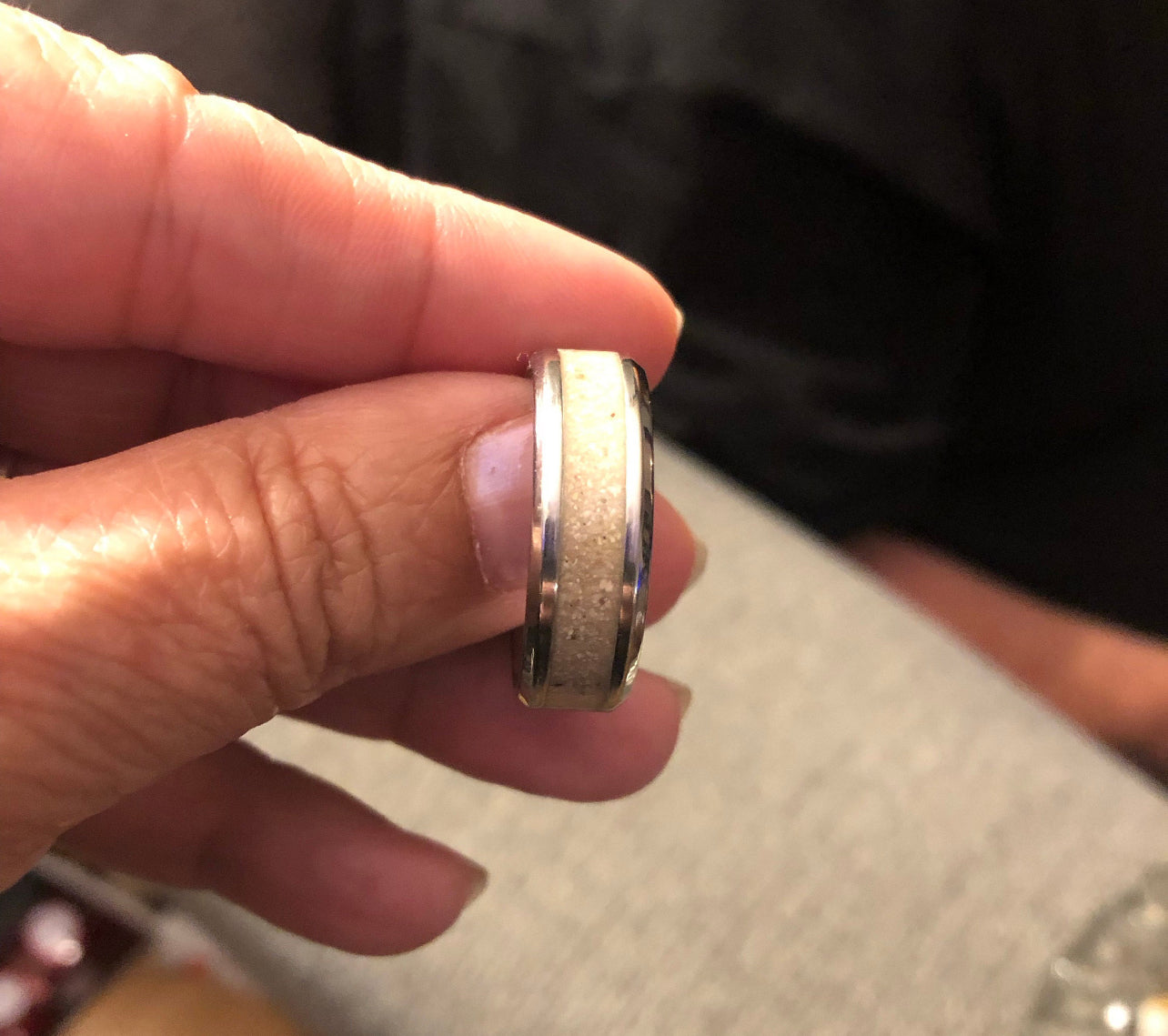 Stainless Steel Men’s Memorial Ring