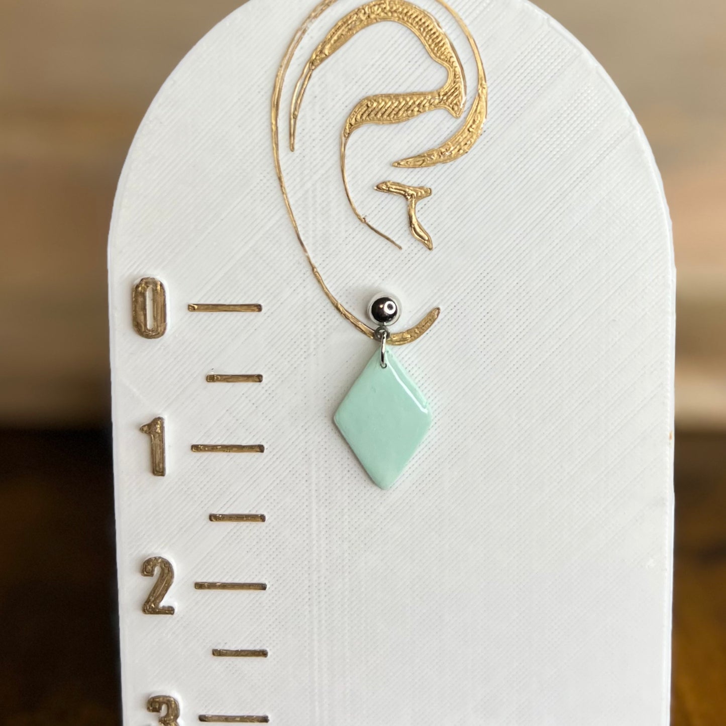 Polymer Clay; mint diamond