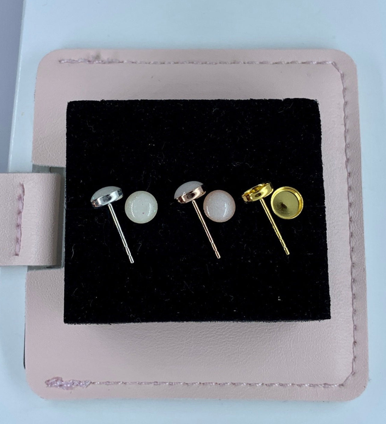 5mm or 8mm Round Earring