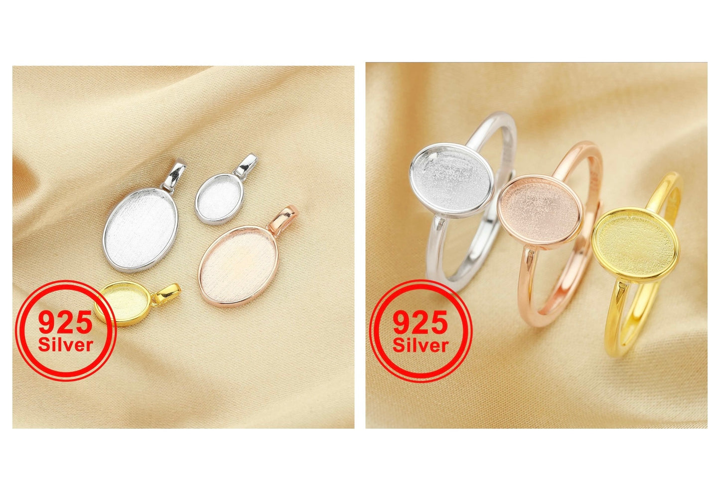 Oval Keepsake Set 6x8mm