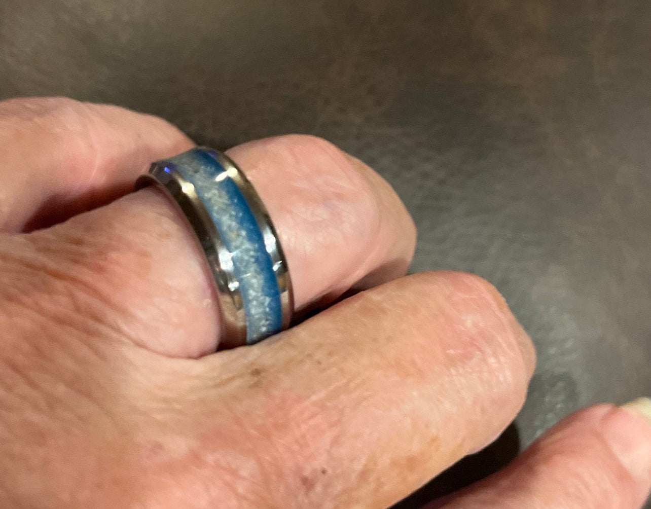 Stainless Steel Men’s Memorial Ring