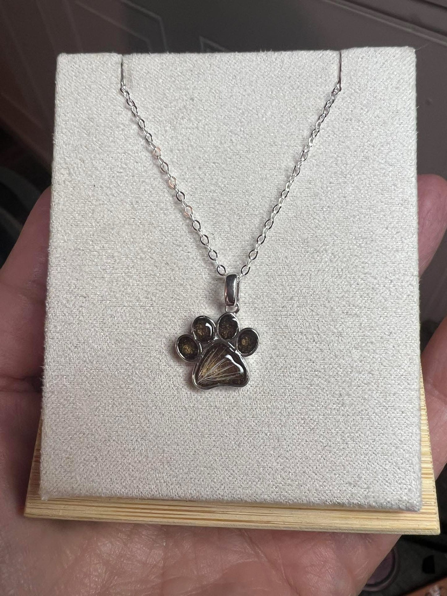 13mm Paw Print Pendant