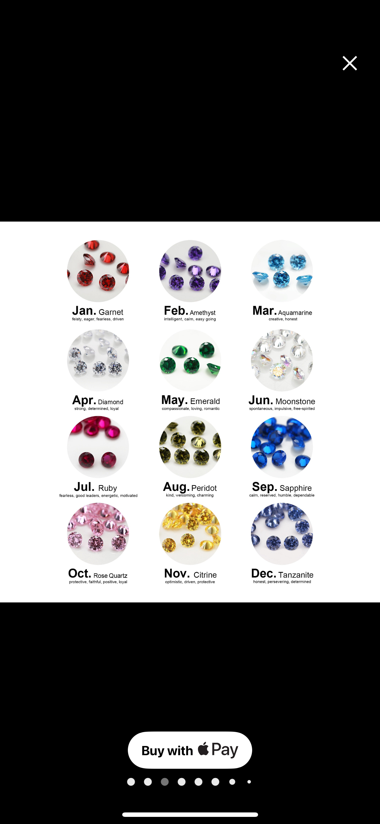 Pear Stackable Ring