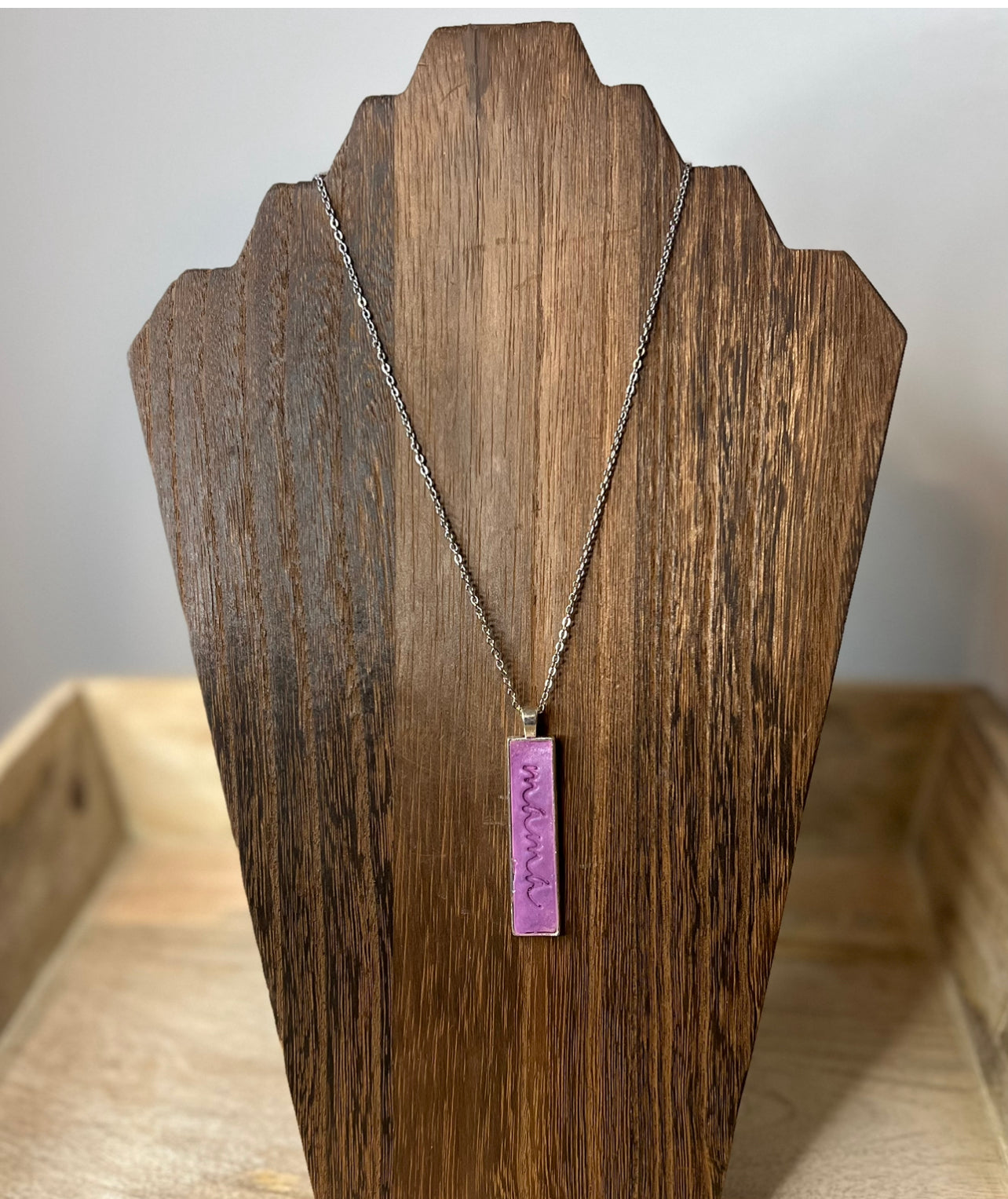 Purple or Blue/Green Mama or Nana Necklace