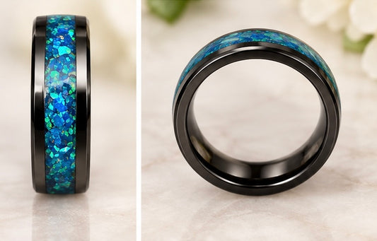Men’s Ceramic Keepsake Ring