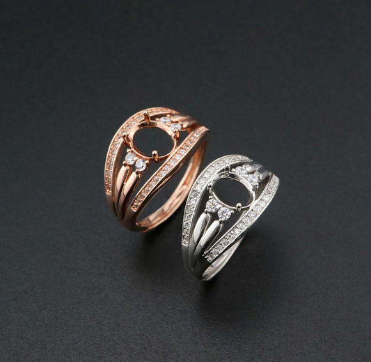 Vintage Oval Ring 5x7mm