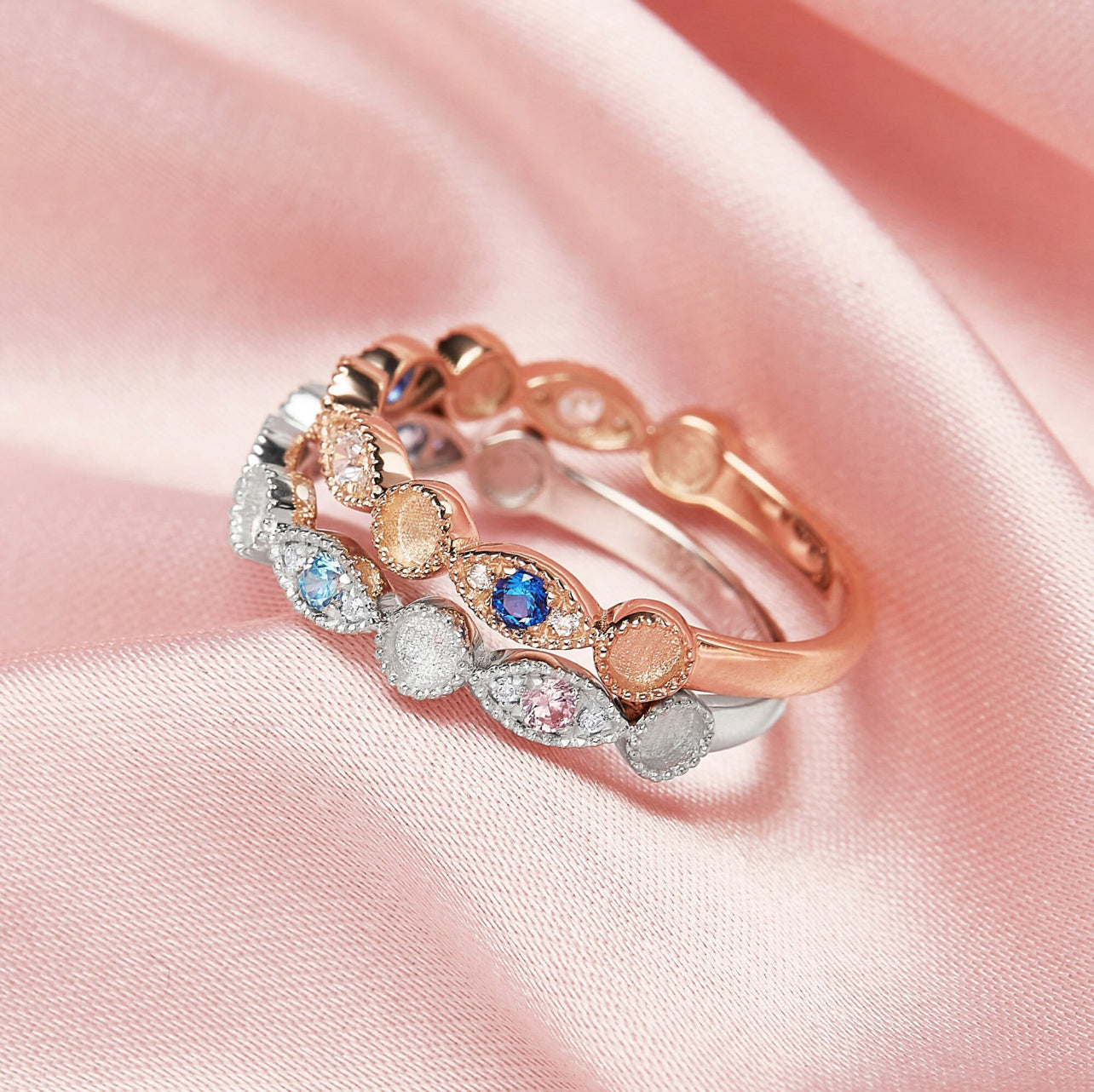 Multi Birthstone Ring