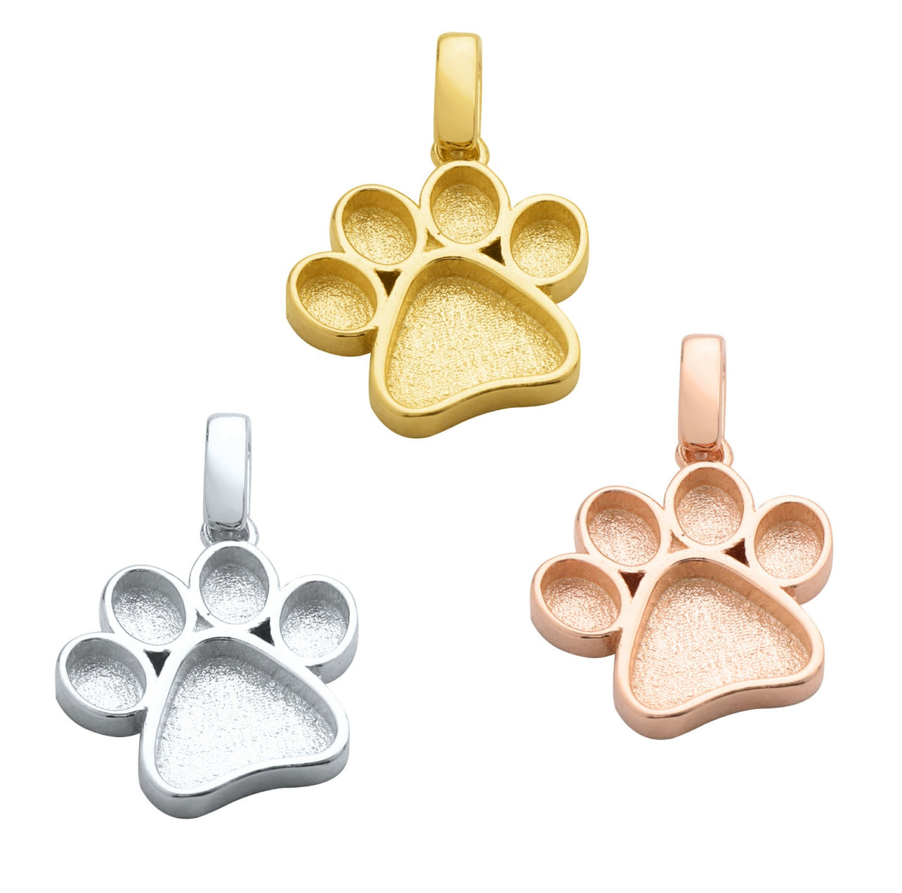 13mm Paw Print Pendant