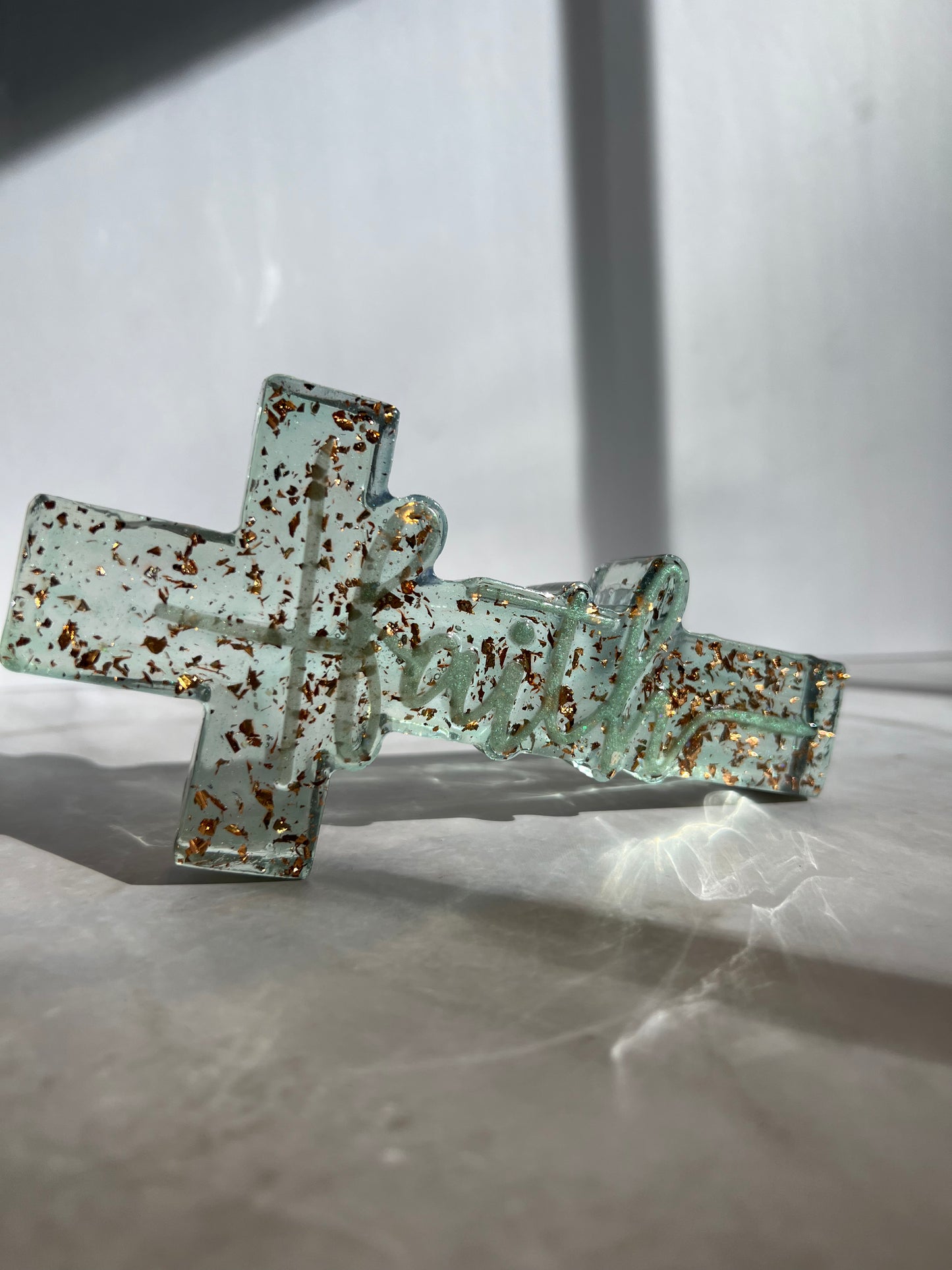 Keepsake Cross with “faith” or “believe”